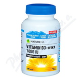 NatureVia Vitamin D3-Efekt 1000 IU tbl. 90