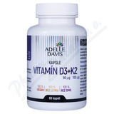 Adelle Davis Vitamn D3+K2 cps. 60