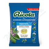 RICOLA Mentol Extra siln bez cukru 75g